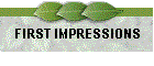 FIRST IMPRESSIONS